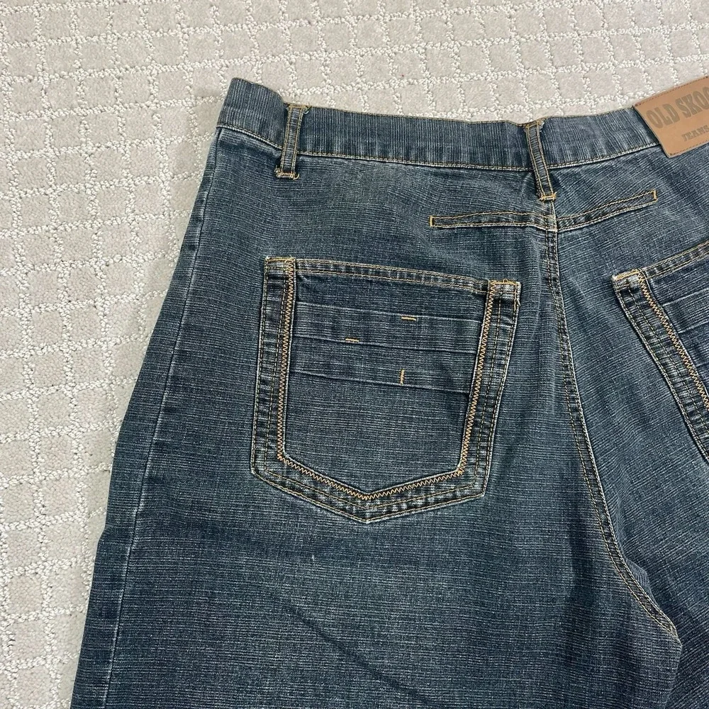 Old Skool Y2K Denim Jean Shorts Mens‎ 36 Skater Southpole JNCO Jorts